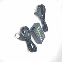 EU US Plug Home Charger Power Supply 5V AC Adapter USB Charging Cable For Sony PlayStation PSVita PS Vita PSV 2000 Console