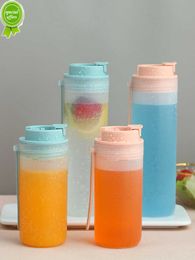 WORTHBUY Portable Kids Water Bottle BPA Free Plastic Water Cup With Straw Brush Tea Milk Drinking Botter Kitchen Drinkware
