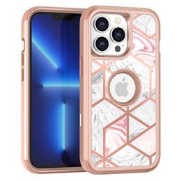 Bling Chrome Marble Full Body Shockproof Protective Case Slim Stylish Bumper For iPhone 14 Pro max 14 Plus 6.7 14 Pro 6.1 iPhone 13 Pro MAX 13/13 Pro