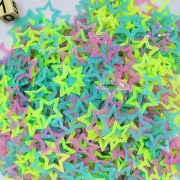 Wall Stickers Fluorescent Sticker Star Butterfly Shape Glow In The Dark Stars For Kids Nursery Room Decoration