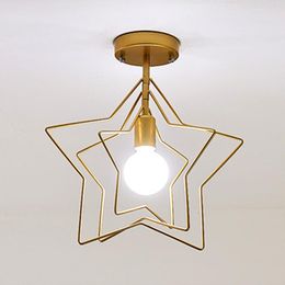 Ceiling Lights LED Star Modern Creative Iron Lamp For Living Room Bedroom Balcony Lighting Fixtures Hanging
