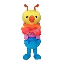 New Colorful Insect Bug Mascot Costumes Christmas Fancy Party Dress Cartoon Character Outfit Suit Adults Size Carnival Easter Advertising