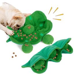 Toys Sniffing Dog Toy Squeaky Plush Treat Dispenser IQ Puzzle Toys Stress Reliever Interactive Ball Dog Snuffle Bowl Puppy Chew Toy