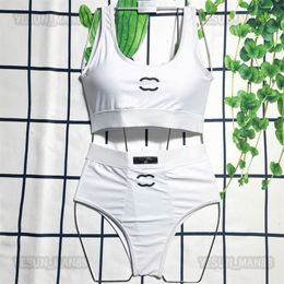 Женщина -дизайнерский роскошный канал купальник классический женский сексуальный костюм Summer Beach Bikini Swimwear 2 Piece