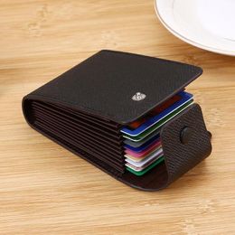 Wallets Fashion Unisex Business ID Wallet Holder Name Cards Case Pocket Organiser Automatic Hasp Male