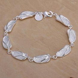 Link Bracelets 925 Silver Unique Design Beautiful Fashion Women Colour Jewellery High Quality Factory Price