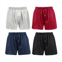 Underpants Birdsky 1PC Men Boxer Shorts Pants Underwear Mid Waist 19MM Real Mulberry Silk Solid Colors S-520