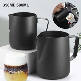 Milk Jugs Non-stick stainless steel coating milk foaming jug coffee espresso barista craft latte cappuccino cream foam jug manufacturer P230509