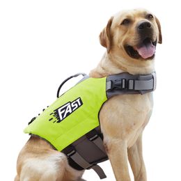 Vests Pet Life Preserver Jacket Dog Life Vest With Adjustable Puppy Clothes Dog Safety Life Coat For Swimming Boating Hunting