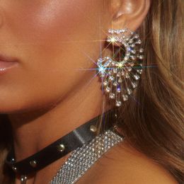 New Shiny Rhinestone Earrings New Sexy Earrings Earrings Personality Accessories Women's EarringsUnique designer shiny creative