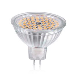 Bulbs Spot Bulb GU5.3 MR16 SMD2835 60LED 12V Glass Housing LED Energy Saving Lamp Cup Shape LightLED