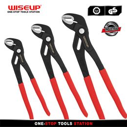 Screwdrivers WISEUP Multifunctional Water Pump Pliers Adjustable Big Opening Pliers Joint Pliers Plumber Home Repair Tools Hand Tool