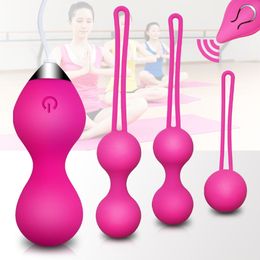 Eggs/Bullets Vaginal Balls Sex Toys for Women Vagina Tighten Exercise Chinese Kegel Ball Vibrator Ben Wa Geisha Pelvic Muscle Trainer 230509