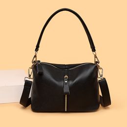 Evening Bags Genuine Leather Bags For Women Casual Simple Small Women's Handbags High Quality Natural Cowskin Female Shoulder Crossbody Tote 230508