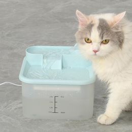 Supplies 2L Cat Water Fountain Auto Philtre USB Electric Mute Cat Drinking Bowl Recirculate Filtering Drinker for Cats Pet Water Dispenser