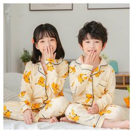 Паджама мальчики аниме пижамы детская одежда для сна Пижама для девочек для девочек набор для мальчиков для девочек мальчики для мальчиков пижама.