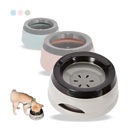 Feeding Durable Pet Bowl Water Splash Proof Highcapacity Indoor Cat Dog Feed Bowl Anti Slip Portable Outdoor for All Pets Easy to Clean