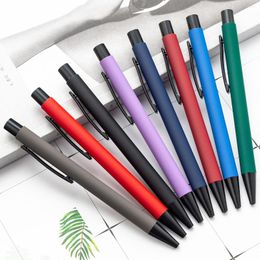 50pcs Metal Ballpoint Pen Signature Advertising Business School Office Supplies Stationery Wholesale Pens For Writing