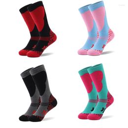 Sports Socks Winter Children Cotton Thermal Skiing Boys Girls Thicker Outdoor Snowboarding Climbing Hiking 2Pairs/Lots