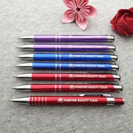 Personalised Bridal Gifts Custom With Your Own Text Design Free 30pcs A Lot Metal Ball Pen For Wedding