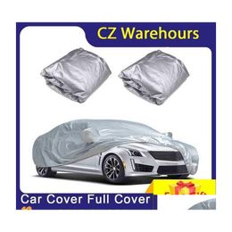 Car Covers Ers Er Fl Outdoor Indoor Uv Protection Sunsn Heat Dustproof Scratch Resistant Sedan Mxxl Drop Delivery Mobiles Motorcycle Dhybo