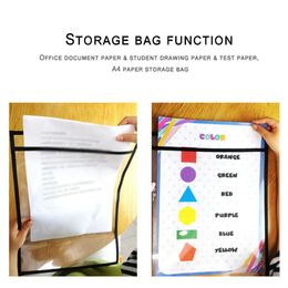 Sleeves 10 Pieces Sheets Pockets with Pens Writing Paper Protectors Pages Collector Sleeves Preschool Classroom Teachers