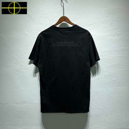 Men's T-Shirts Summer Style T-Shirt Men Women BaCK Letters Embroidery Cotton T Shirt Men J230509