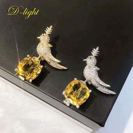 Pins Brooches Cartoon Retro Yellow Crystal Zircon Bird Animal Brooch Mens Ladies Suit Coat Pin Jewelry Party Banquet Daily Accessory Nice Gift 230509