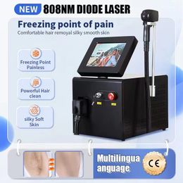 Portable Ice Titanium 1064 808nm Diodo Device 2 in 1 1200W Painless 808 Laser Diode Hair Removal Machine For Body