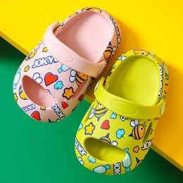 Slipper Kids Slippers for Boys Girls Cartoon Shoes 1-6 Years Non-slip Flip Flops Baby Beach Shoes Summer Toddler Slippers 230509