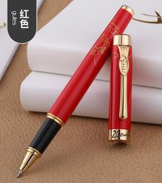 Picasso 933 Creative Pimio Avignon Roller Ball Pen Red Engraved Craft Office Classic Writing Gift Box Optional