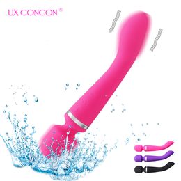 Vibrators AV Magic Wand Powerful Sex Toys for Women Adult Couples 20 Speeds Body Massager G Spot Clitoris Stimulation Shop 230509