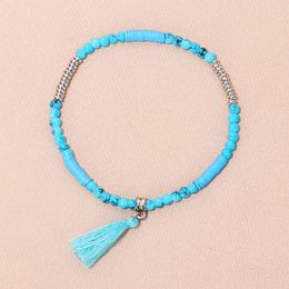 Anklets Fashionable Bohemian Beach Jewelry Tassel Feet Chain Ethnic Style Design For Women Summer Accessories
