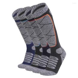 Sports Socks Winter Women Men Cotton Thermal Skiing Outdoor Soccer Cycling Towel Bottom Long Tube Stockings Thermosocks