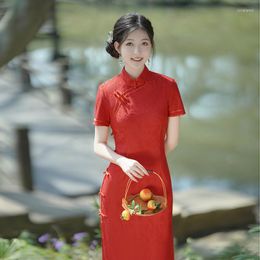 Ethnic Clothing High-quality Retro-summer Qipao Chinese Traditional National Costumes Modern Fashion Young People In Daily Life Weari