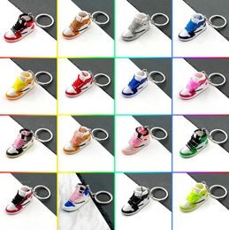 Designer 3D Basketball Shoe KeyChain Fashion Sneaker Football Shoe keyring Men Women Pendant Key Chain Car Handbag Key Holder