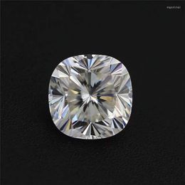 Beads Real Super White 0.2-3ct D Color VVS1 Cushion Cut Moissanite Loose Stone Pass Diamond Lab Gemstone For Diy Jewelry Ring
