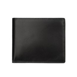 Wallets Soft Genuine Leather Wallet Men's Cow Man Small Card Holder Balck Short Purse For Male