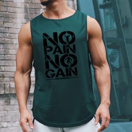 Men's Tank Tops Summer Mesh Bodybuilding Vest Men Quick Dry Gym Clothing Sport Tank Top Men Basketball Sleeveless Shirt Fitness Stringer Tanktop 230508