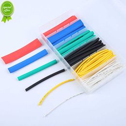 New Soft Colourful Boxed Heat Shrinkable Tube Fast Delivery Insulation Heat Shrinkable Tube Waterproof Flame Retardant Sleeve