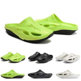 2023 MMW x 005 Men Women Slippers Sandals Slides Summer Slip-On Flip Flops Black White Light Bone Green Mens Slipper Slide Sandal Cool Shoes 36-45