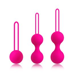 Eggs/Bullets Vaginal Ball Sex Toys for Women Safe Silicone Smart Kegel s Chinese Ben Wa Vagina Geisha Massager Tightening Exerciser 230509