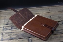 Manual Leather Private Cowhide Pencil Case Vegetable Tanned Genuine Head Layer Pen Bag