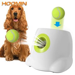 Toys 3/6/9M Section Emission Balls Throwing Machine EU Plug Catapult For Dogs Ball Dog Toy Balls Launcher with 3 Balls Automatic