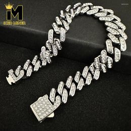Chains No Fade 316L Stainless Steel Cuban Chain Necklaces For MenWomen Iced Out Hip Hop Jewellery