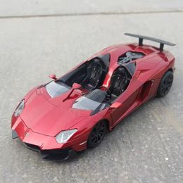 Diecast Model 1 24 Aventador J 700J Alloy Sports Car Model Diecasts Metal Toy Race Vehicles Car Model High Simulation Collection Kids Toy Gift 230509