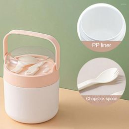 Dinnerware Sets Fashion Buckle Design Large Capacity Home Office Liner Heatable Bento Box Soup Milk Cup Good Sealing For Daily Life