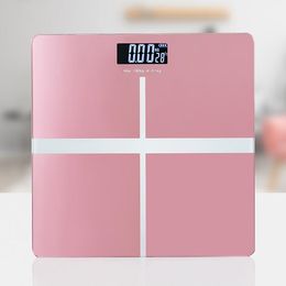 Scales Backlit 26cm Square Glass Weighing Scale Household Mini Health Scale Electronic Scale Student Gift Scale