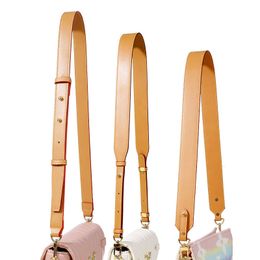 Bag Parts Accessories Genuine Leather Bag Strap Women Handbag Belt Shoulder Messenger Crossbody Bag Wide Strap Replacement Cowhide Bag Strap 230509