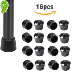 New 16Pcs Rubber Chair Leg Tips Caps Furniture Foot Table End Cap Covers Floor Protector for Indoor Home Outdoor Patio Garden Office